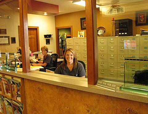 Front desk and team